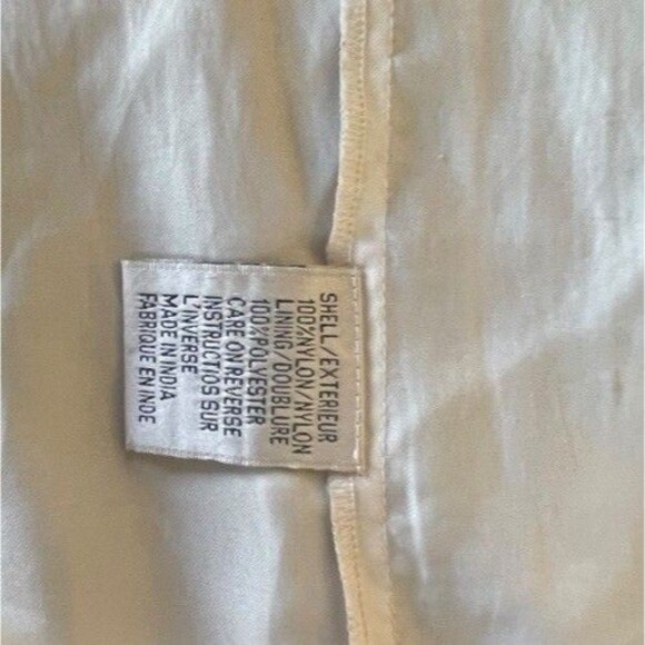 Tara Jarmon Lace Embroidered Circle Skirt Sheer Size 10 Midi Layered Full Skirt - Picture 8 of 11